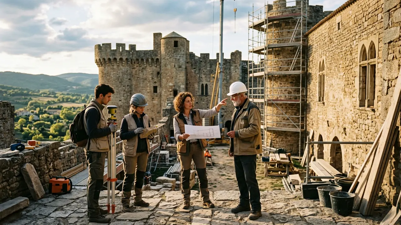 Restauration patrimoniale et sauvegarde architecturale au Château de Poussan
