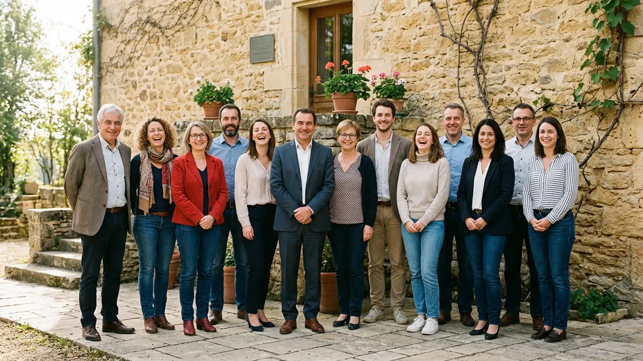 Membres du conseil d'administration et spécialistes réunis lors de l'assemblée statutaire